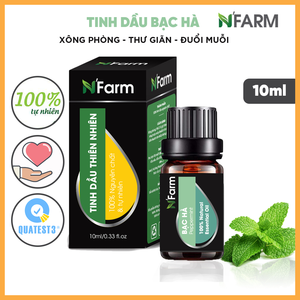 Tinh Dầu Xông Phòng Nguyên Chất NFARM 10ML, Nhiều Mùi Hương / Sử Dụng Với Máy Xông Tinh Dầu Giúp Thơm Phòng, Thư Giãn Đuổi Muỗi, Tốt Cho Sức Khỏe