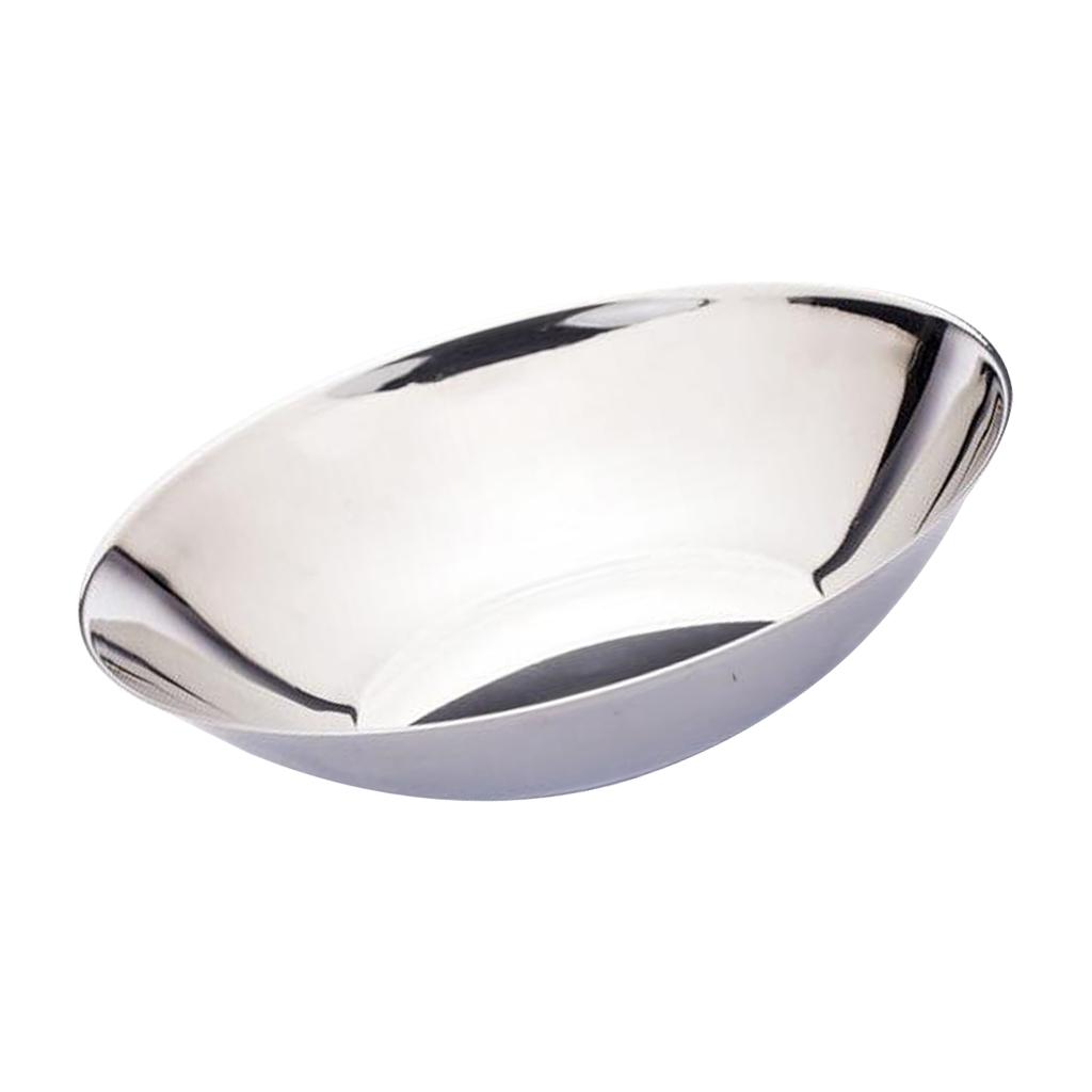 Stainless Steel Mixing Salad Bowls Cooking Baking Bowl Serving Tray 16cm
