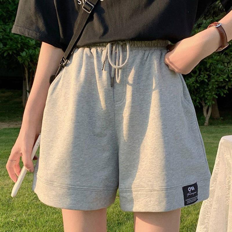 Quần Đùi Unisex Dáng Hàn Mùa Hè Siêu Mát  Quần Short Ống Rộng Cực Dễ Mix Đồ 2 Màu