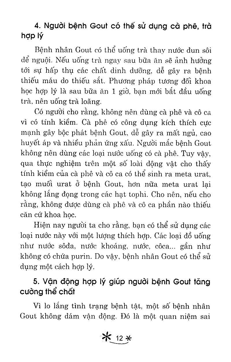 Món Ăn Bài Thuốc Cho Người Bệnh Gout