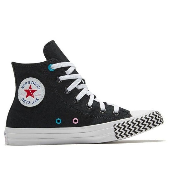 Giày Sneaker Converse Classic đen cao cổ hàng chính hãng - 566731