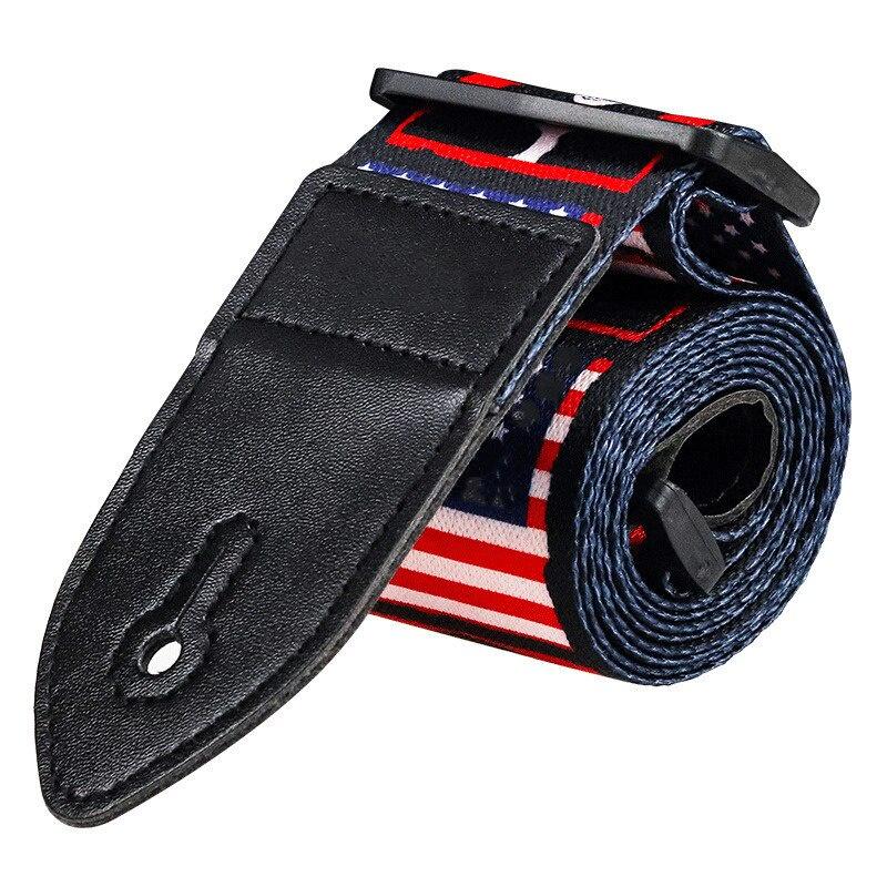 Adjustable Nylon Straps Nylon Guitar Strap for Acoustic Electric Guitar and Bass Multi-Color Guitar Belt Guitar Part Accessories