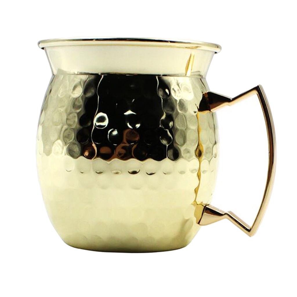 Moscow Mule Mug Cocktail Barrel Tankard Cup Kitchen Barware Cup Rose Gold
