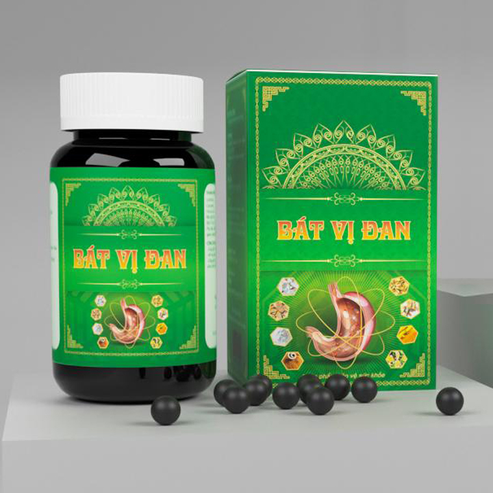 Viên uống hỗ trợ điều trị bệnh đau dạ dày của Vạn Xuân Đường - Bát Vị Đan - Chống viêm loét dạ dày, trào ngược dạ dày, đau bao tử