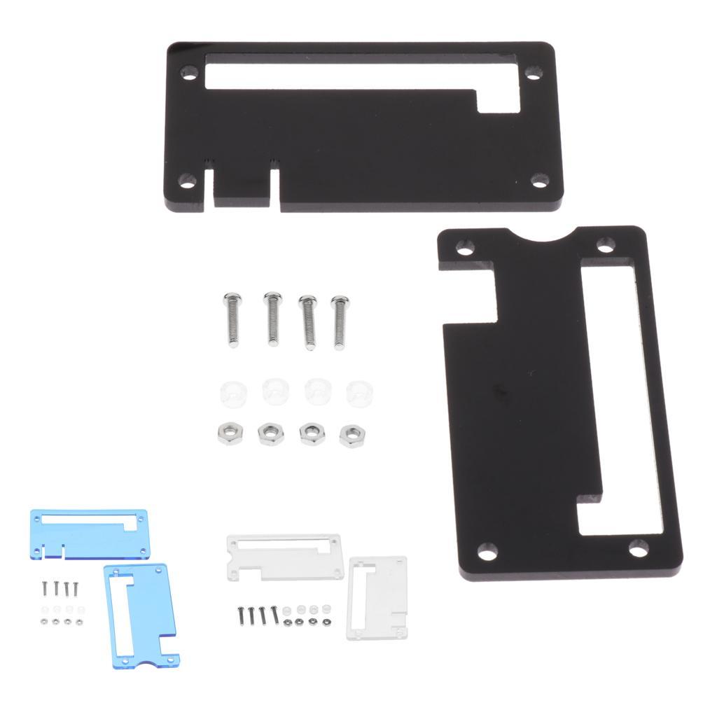 Acrylic Case Protective Enclosure Cover for Raspberry Pi Black