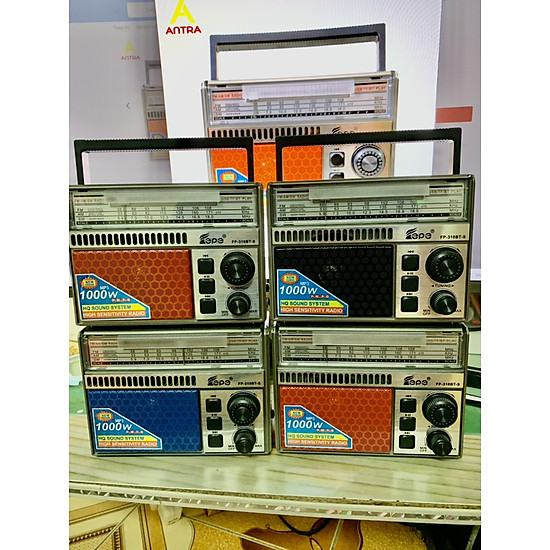 Đài radio FP-310BT-S năng lượng mặt trời, Bắt Sóng FM, AM,SW/USB/Thẻ nhớ/Bluetooth-HÀNG CHÍNH HÃNG