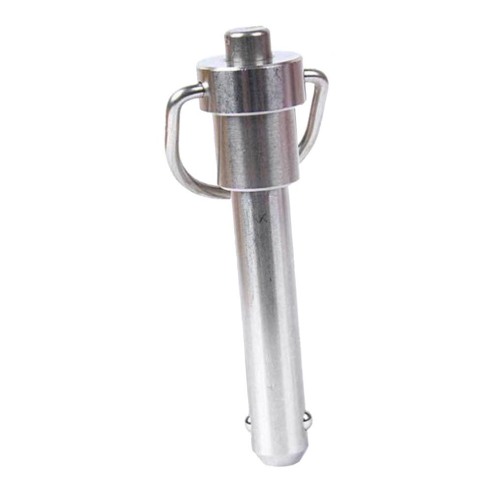 3 Pcs Premium Quick Release Pins Push Button Pins Ring Handle Pins, 6mm 15mm, Solid
