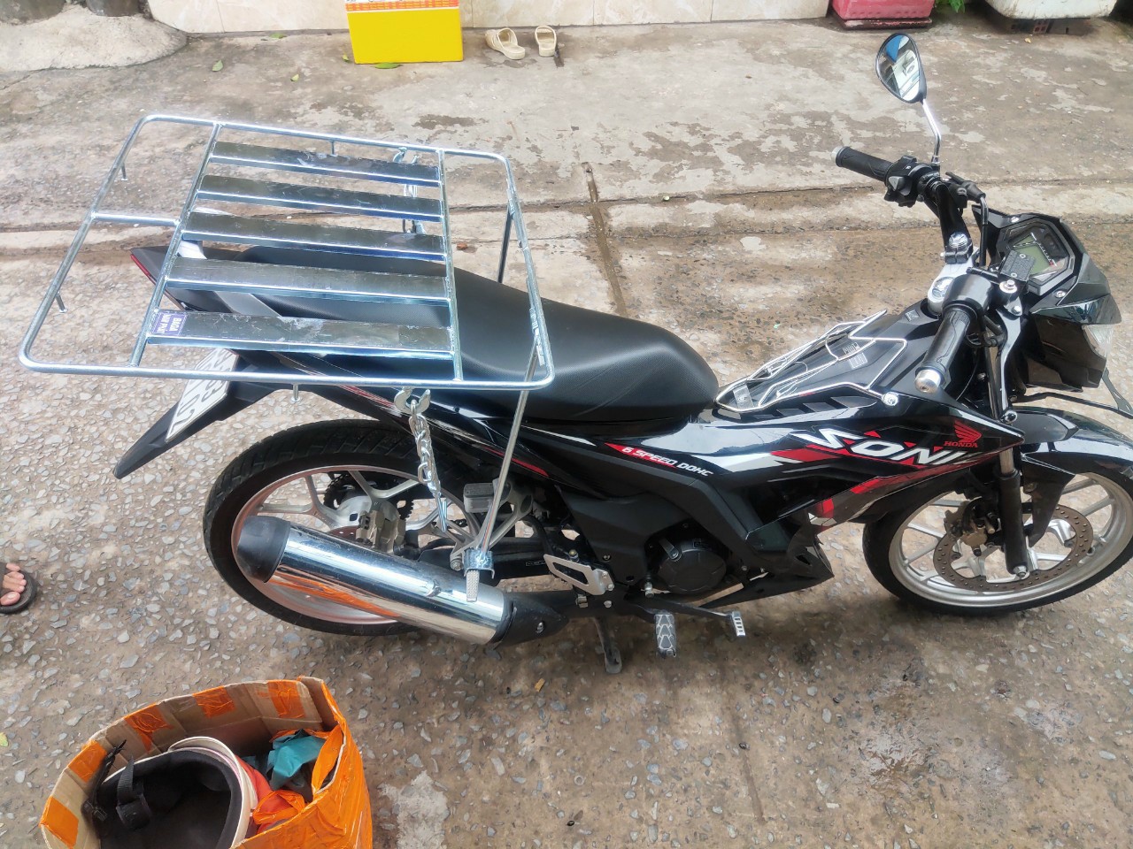Baga chở hàng 66cm x 60cm cho tất cả các loại xe Honda, Yamaha, Suzuki, SYM