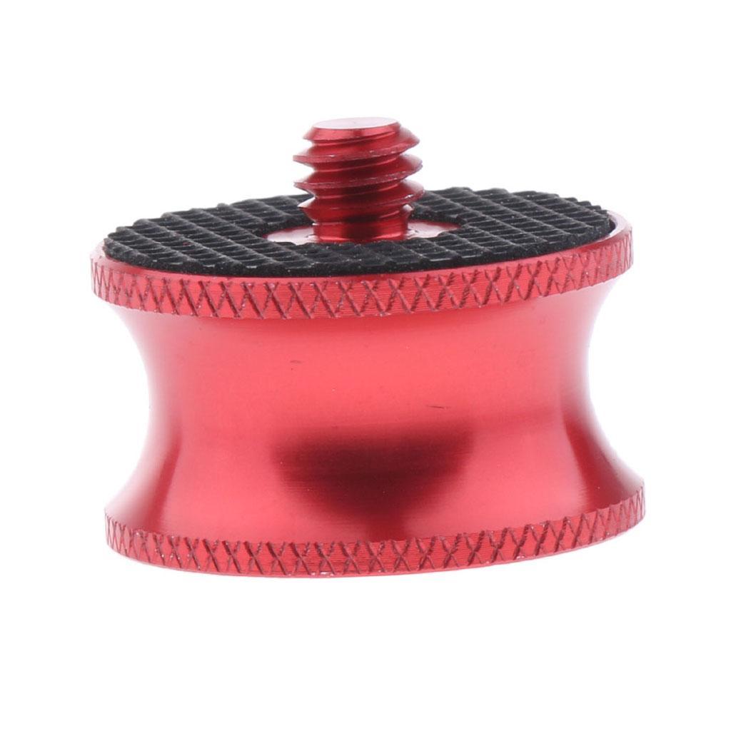 2-4pack 1/4" Male to 3/8" Female Adapter Converter for Tripod Monopod Camera Red