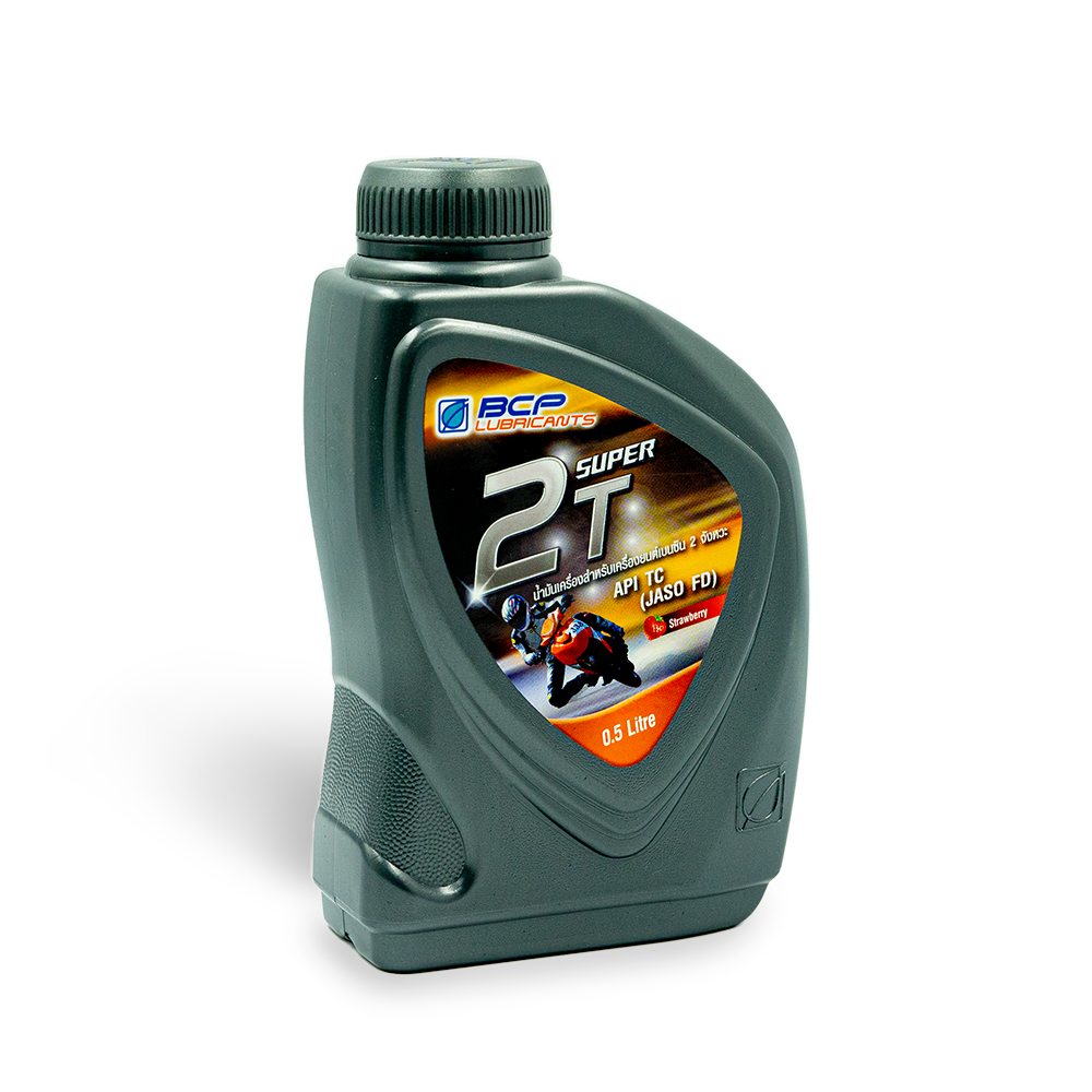 Nhớt xe 2 thì Thơm Mùi Dâu Thái Lan chất lượng cao BCP SUPER 2T – TC/FD – 0.5 Lít