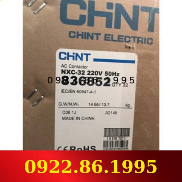 HàngNeW CHINT Khởi động từ Contactor 3P 25A, 32A NXC-25/ NXC-32 mới