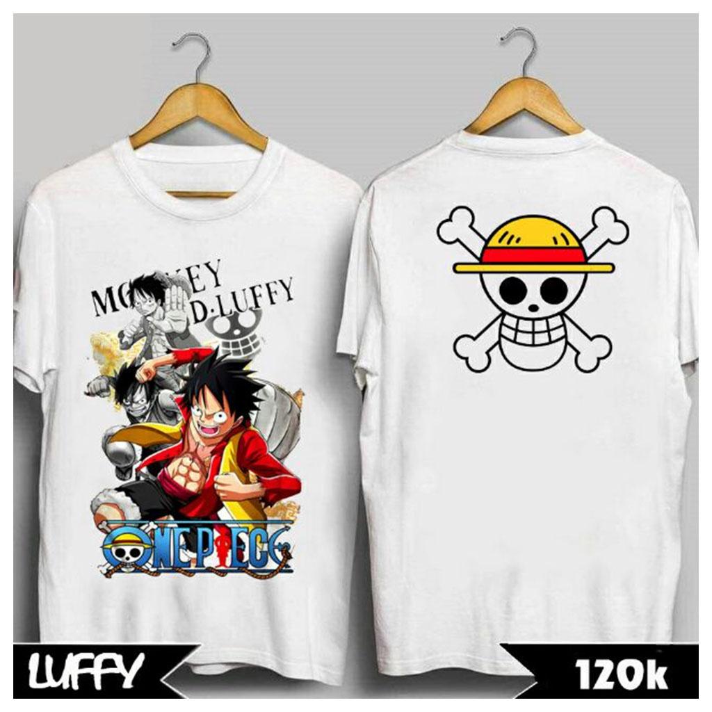 Áo One Piece - BST áo thun in hình Luffy + Zoro in hình 2 mặt áo mẫu hình đẹp in chất lượng giá rẻ