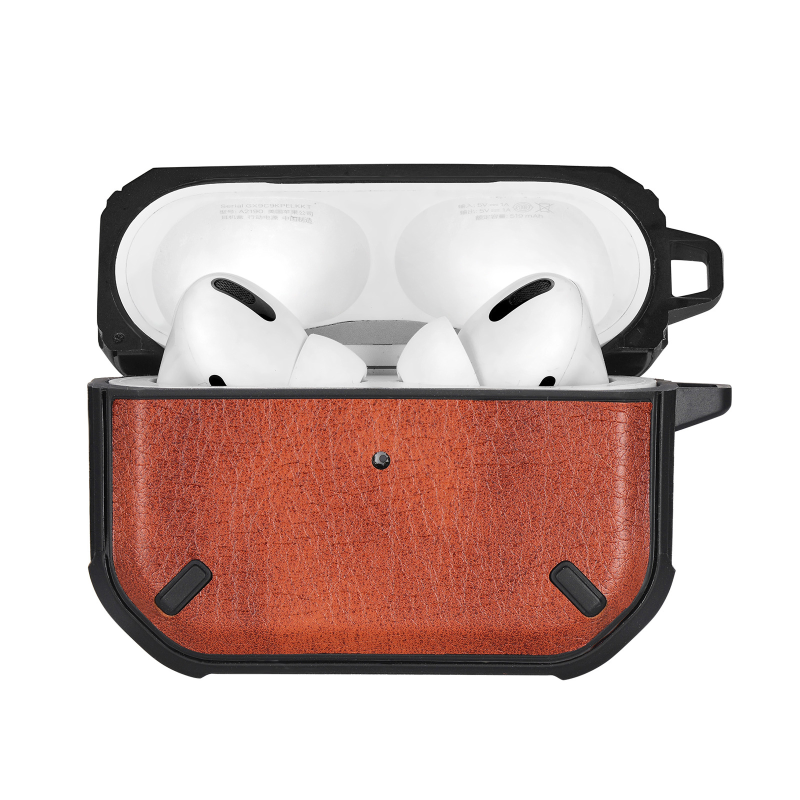 Bao Case Ốp Bảo Vệ Cho Airpods Pro Bằng Da + TPU Mẫu Mới_ Hàng Chính Hãng