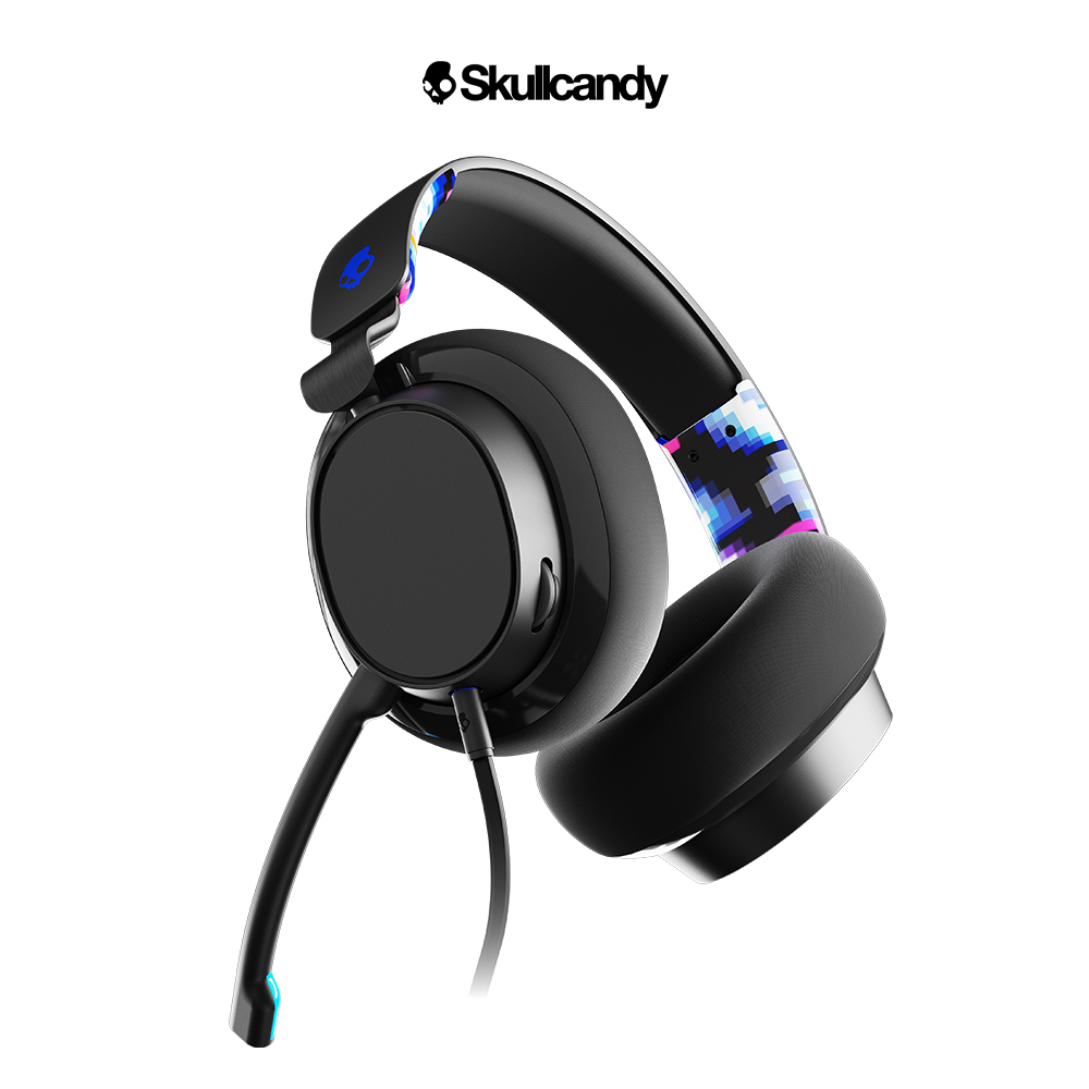 Tai Nghe Có Dây Gaming Skullcandy SLYR - Màu Xanh Dương - Kết nối đa thiết bị - Chất âm Supreme - Mic chất lượng cao - Hàng chính hãng