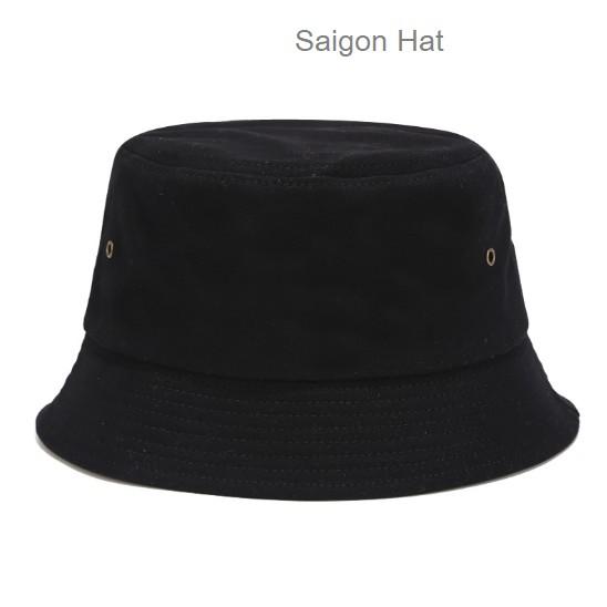 Mũ bucket nam vành nhỏ nón bucket tai bèo trơn basic phong cách trẻ trung thời trang SAIGON HAT