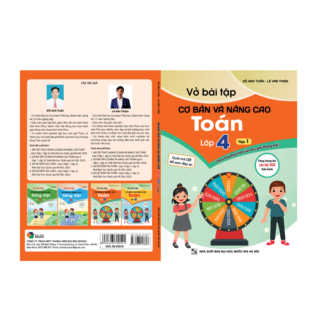 Sách - Vở bài tập cơ bản và nâng cao Toán lớp 4 tập 1