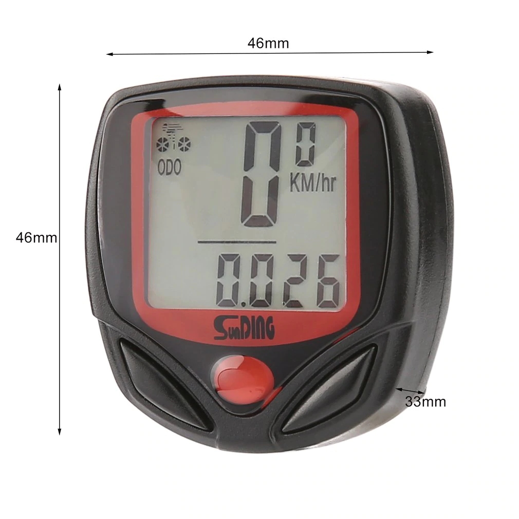 Đồng hồ đo tốc độ xe đạp thể thao 548B Hiển Thị LCD Có Dây Giá Rẻ MaiLee