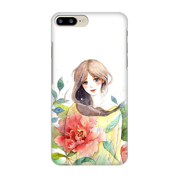 Ốp Lưng Dành Cho Điện Thoại iPhone 7 Plus - Cô Gái Hoa Hồng