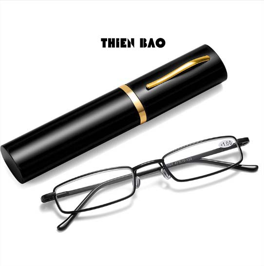 Kính lão thị, viễn thị đọc chữ KÍNH HÌNH BÚT KV77 đọc sách đọc chữ siêu rõ Mini Nhật Bản cao cấp Nam Nữ loại I chuẩn độ