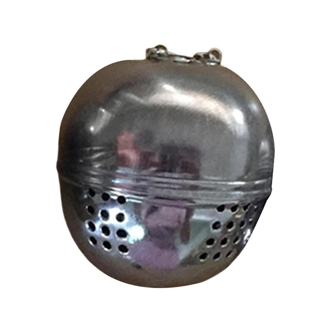 Set of 2 Premium Stainless Steel Tea & Spice Balls - Perfect Even Mesh Strainer for Loose Leaf Tea, Seasoning, Spices