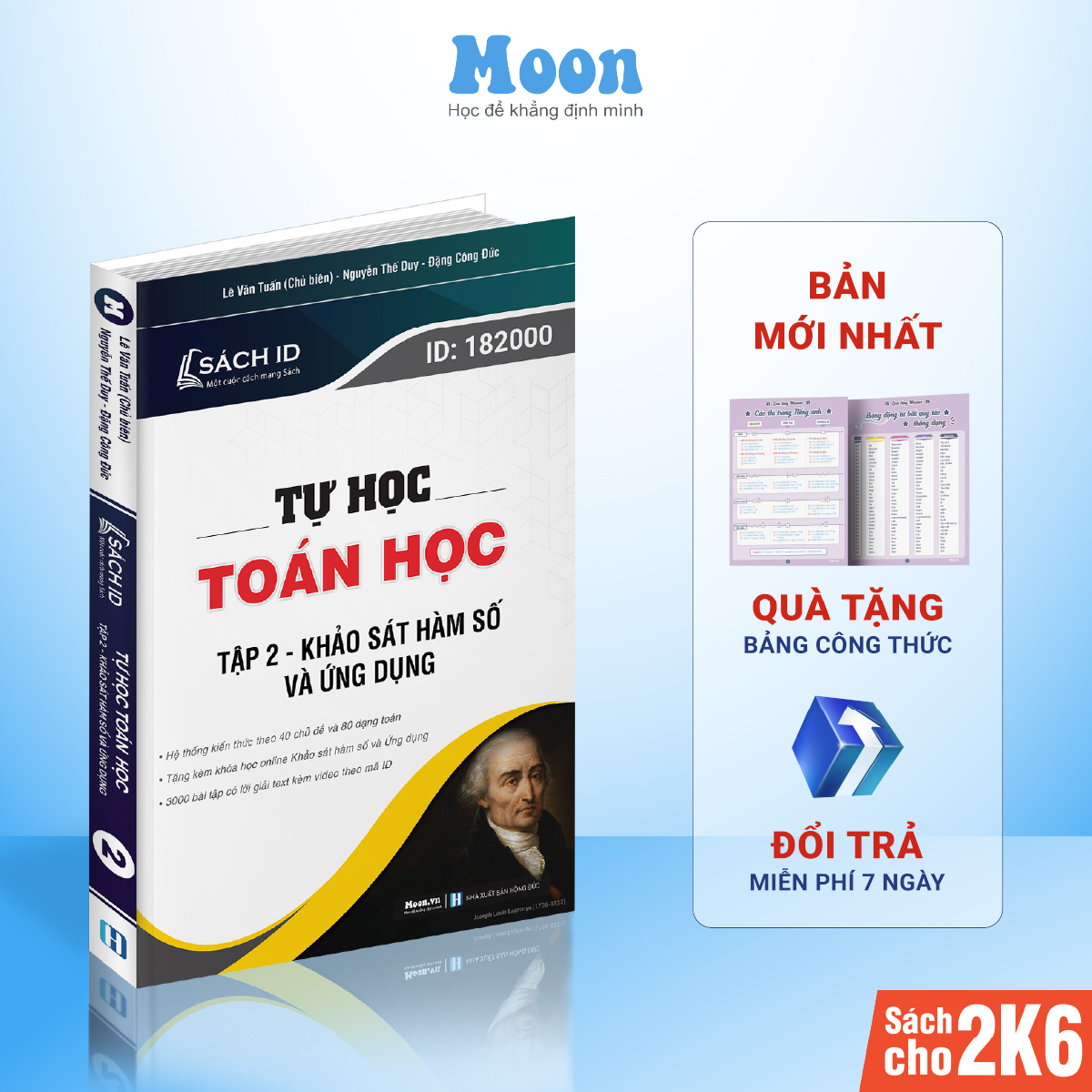Sách ID ôn thi THPT QG 2021 môn Toán Tuyển chọn 3000 bài tập Khảo sát hàm số và ứng dụng