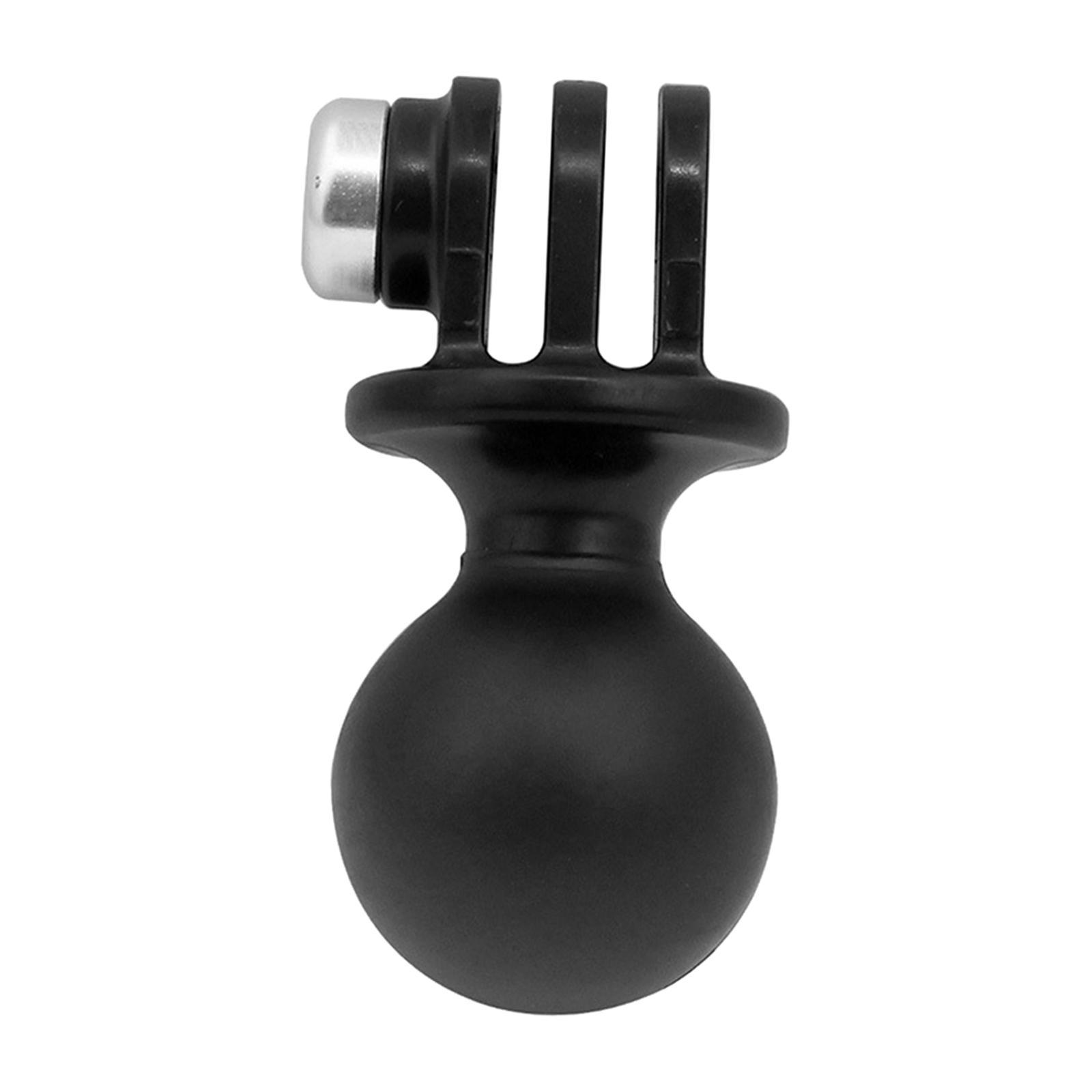 Ball Head Mount Adapter Accessory Sports Camera Durable 360 Degree Adjustment, Easy to Install ,Action Camera Ball Adapter