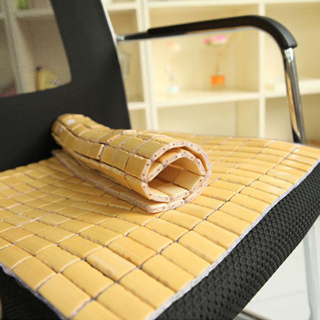 Summer Cool Mat Bamboo Mahjong Mat Chair Cushion Car Seat Mat