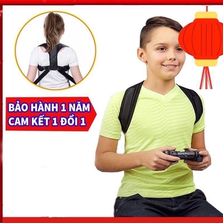 Đai Chống Gù Lưng DCG01 Nam Nữ, Đai Hỗ Trợ Thẳng Lưng, Cải Thiện Cột Sống