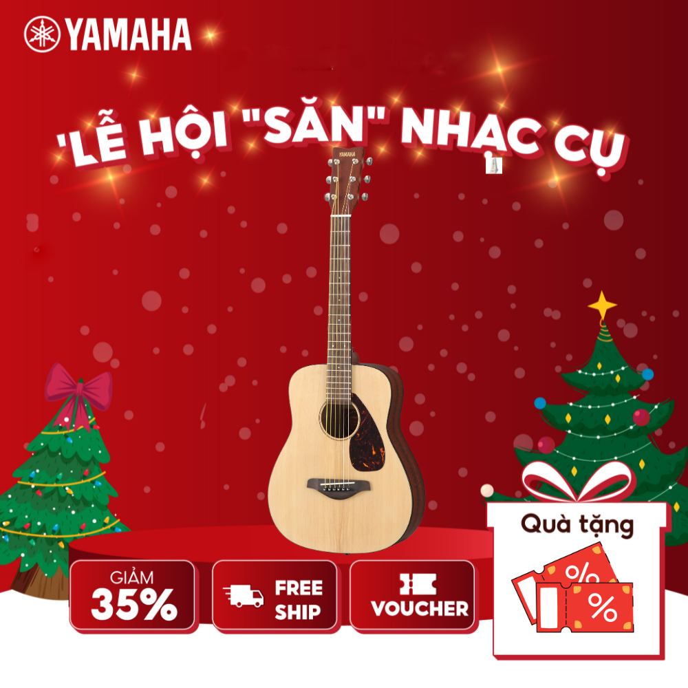 Đàn Guitar Acoustic YAMAHA JR2 size 3/4 kèm bao vải - Phù hợp cho người mới bắt đầu chơi đàn, thiết kế nhỏ gọn, âm thanh tươi sáng, sản phẩm chính hãng