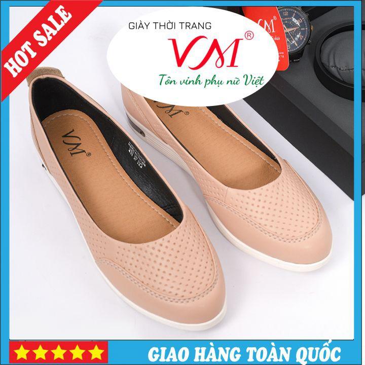Giày Thể Thao Nữ VM, Chiều Cao 2CM, Da Thật Êm Ái, Bền Chắc Và Thời Trang - TT.HP912_KEM