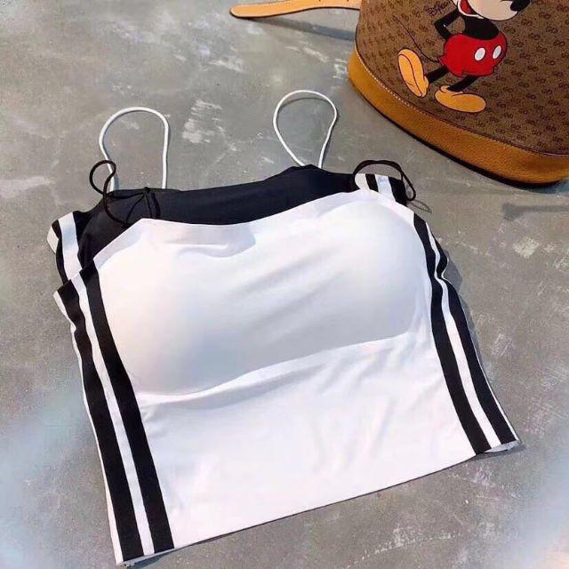 Áo lót đẹp Áo lót Bra Su Thể Thao Sọc Đen Trắng hàng cao cấp