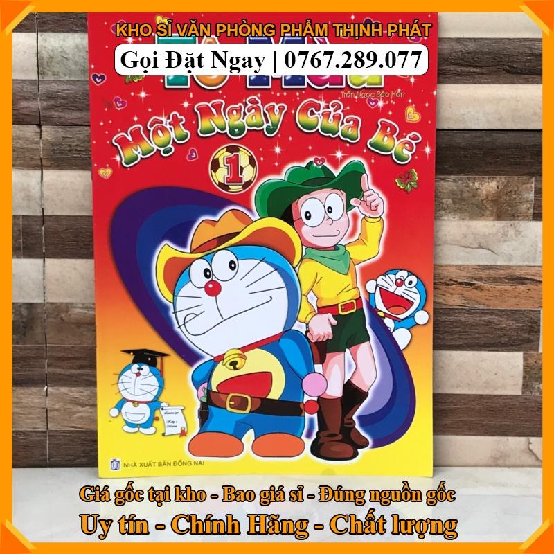 TẬP TÔ MÀU DORAEMON:Một ngày của bé