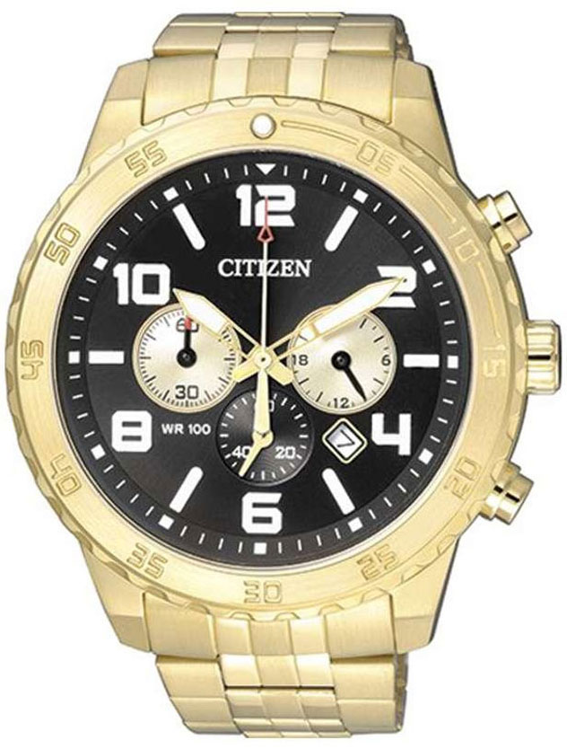 Đồng Hồ Nam Citizen Dây Thép Không Gỉ AN8132-58E - Mặt Đen