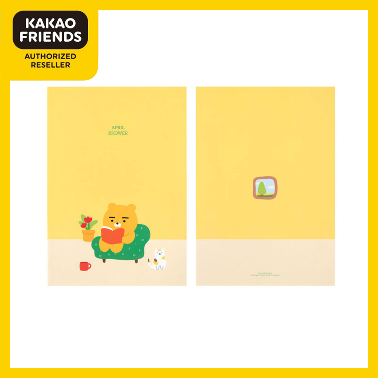 Sổ Tay B6 April Shower Ryan Kakao Friends Chính Hãng