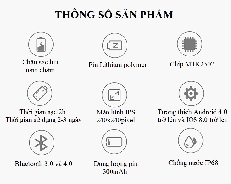 Đồng hồ kết nối bluetooth đa năng 0013 - Sản phẩm công nghệ