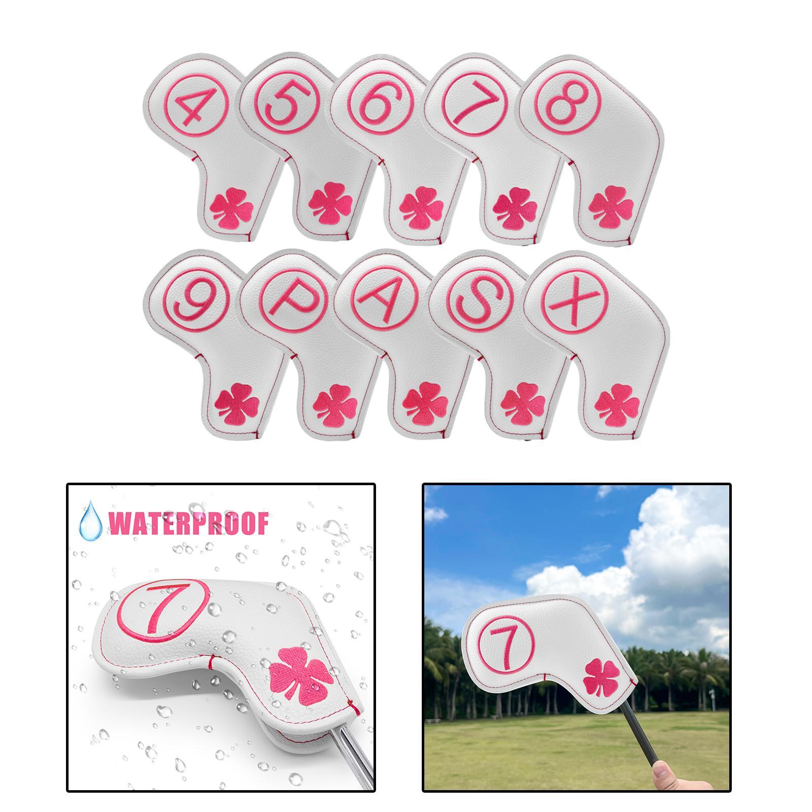 Golf Iron Head Covers Number Embroidered Golf Club Head Cover for Golf Clubs Irons