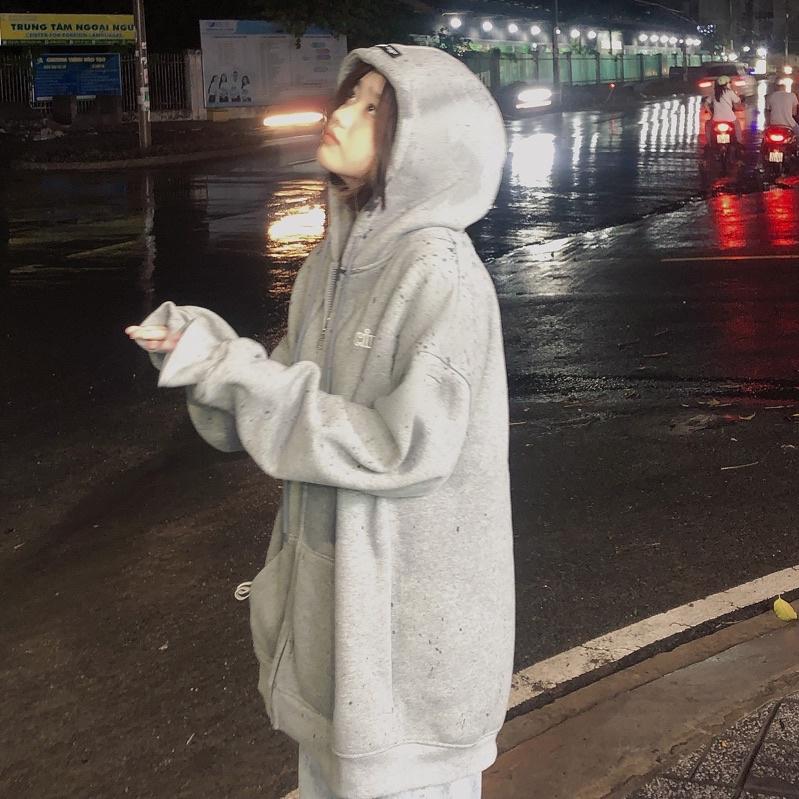 Áo Khoác Hoodie Zip Cinder Promax Kéo Khóa, Áo Hoodie Zip Nam Nữ Form Rộng Thêu Cao Cấp, Local Brand