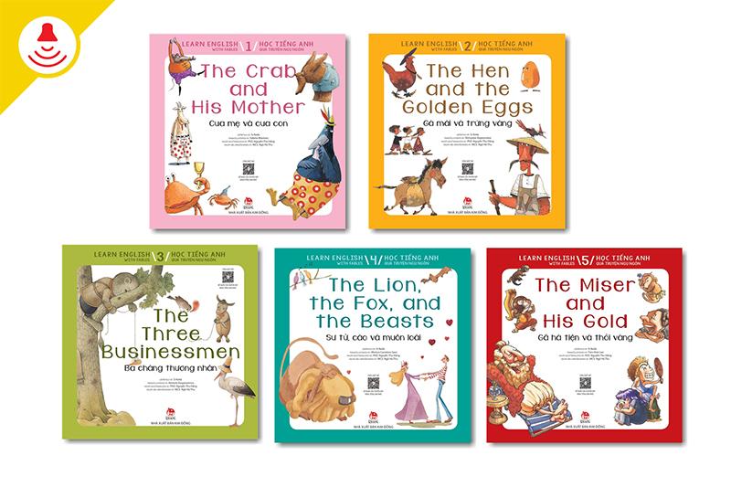 Kim Đồng - Combo Learn English with Fables - Học tiếng Anh qua truyện ngụ ngôn