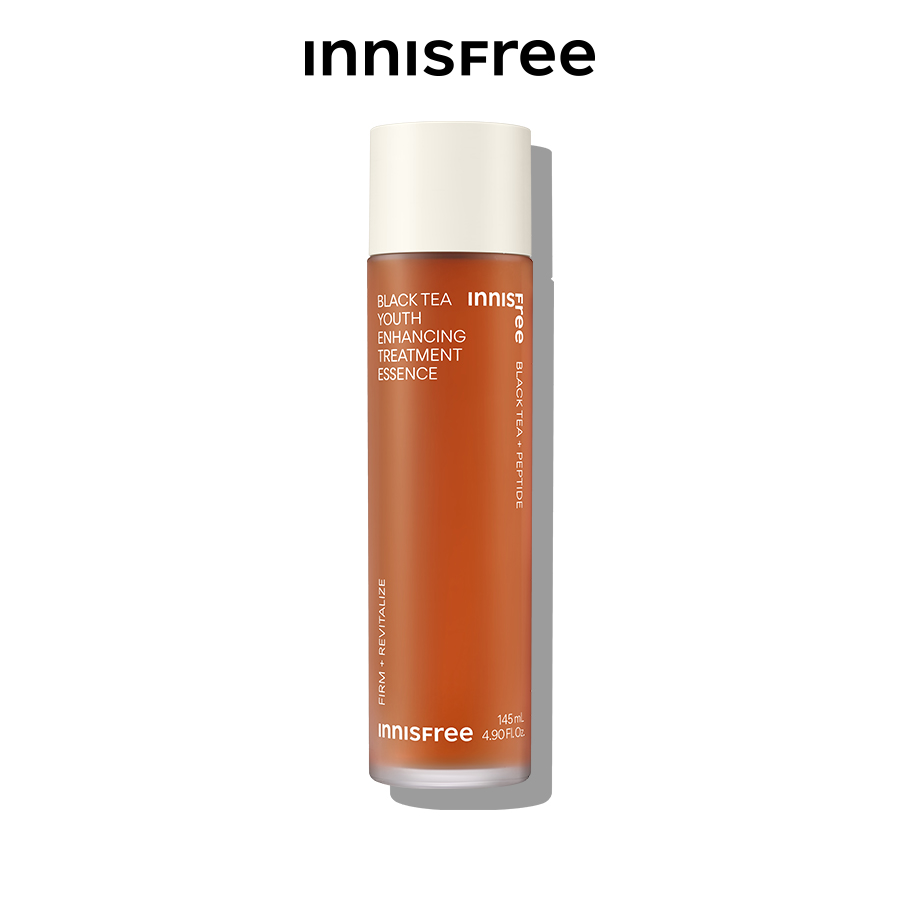 [Made in Korea] Nước dưỡng ngăn ngừa lão hóa từ trà đen innisfree Black tea Treatment Essence 145 mL (New 2023)