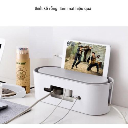 Hộp đựng ổ điện giúp bảo vệ bé an toàn, giúp không gian trở nên gọn gàng hơn