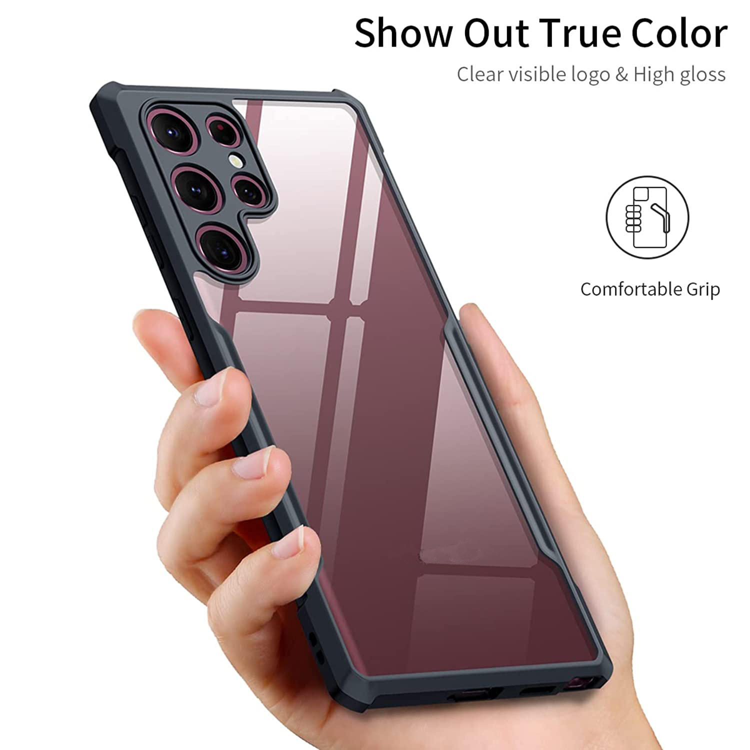 Ốp lưng chống sốc cho Samsung Galaxy S23 S22 S21 S20 Note 20 Note 10 hiệu HOTCASE Xundd Fitted Armor Case trang bị túi khí bảo vệ góc, gờ bảo vệ camera - Hàng nhập khẩu