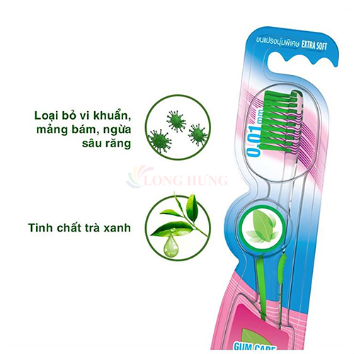 Bàn chải tay Oral-B Gumcare (Trà xanh/ Trà đen) - Hàng chính hãng