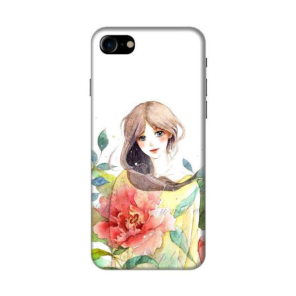 Ốp Lưng Dành Cho Điện Thoại iPhone 8 - Cô Gái Hoa Hồng