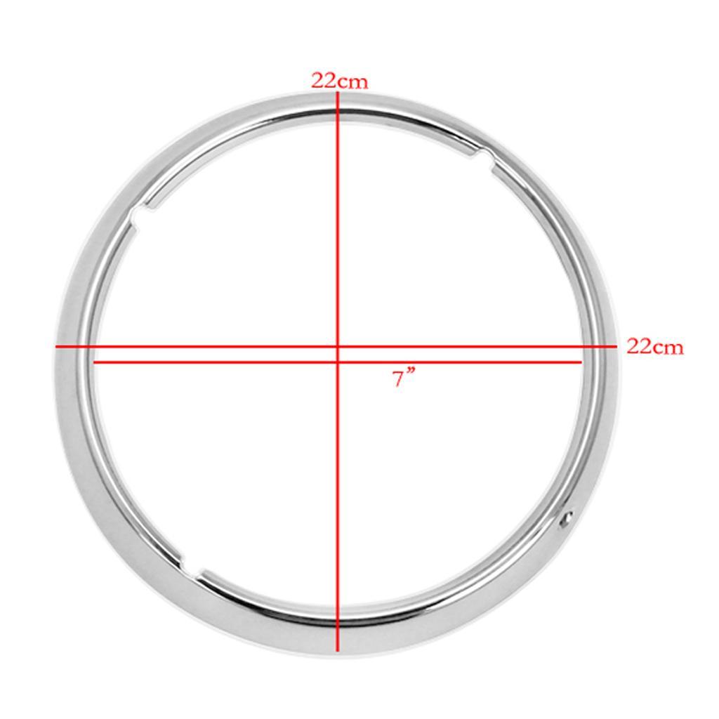 7" Headlight  Bezel Trim  Cover   for