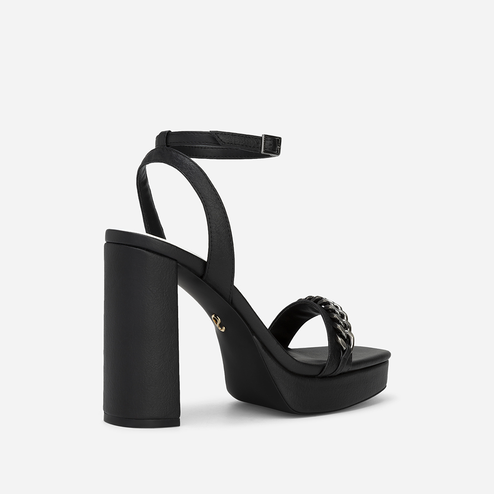 Vascara Sandal Ankle Strap Nhấn Dây Xích Trang Trí - SDN 0732