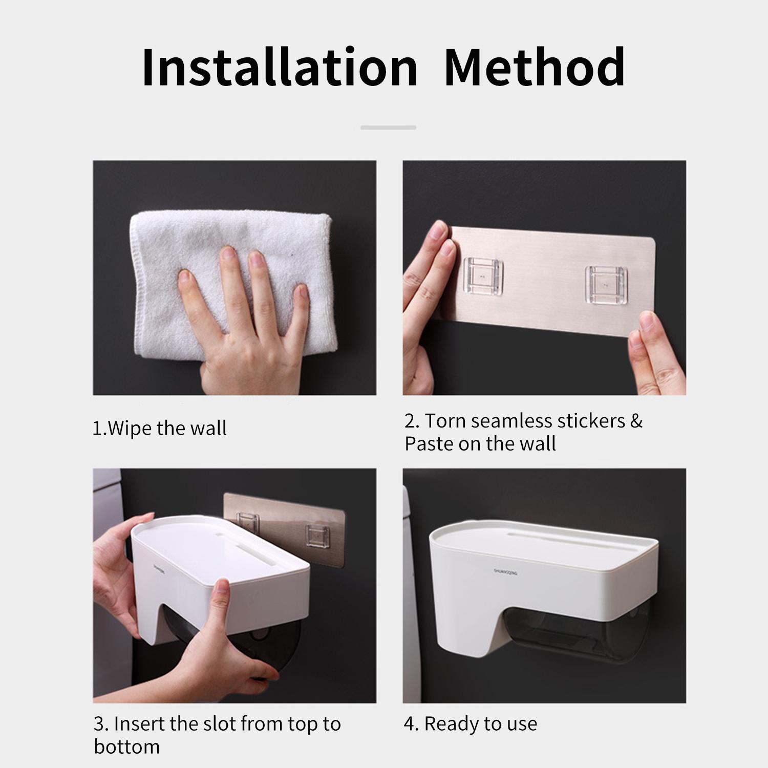 Dụng cụ dđựng giấy vệ sinh tiện lợi cho nhà tắm
