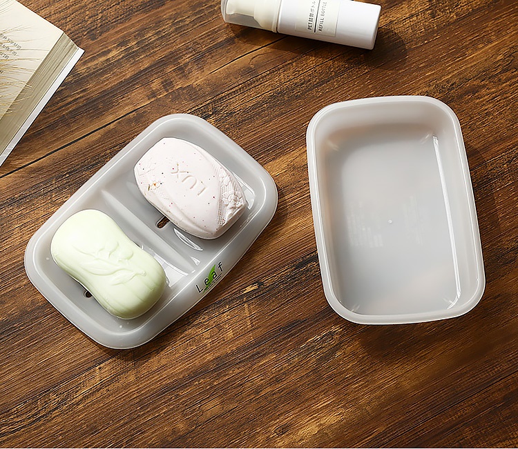 Khay nhựa đựng xà bông cao cấp Leaf - Nội địa Nhật