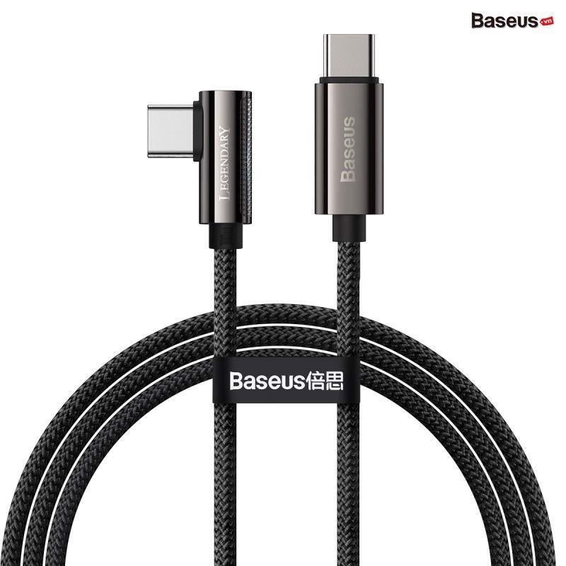 Cáp sạc Baseus Legend Series Elbow Fast Charging Data Cable USB to iP ( 2.4A, 480Mbps ) -Hàng Chính Hãng