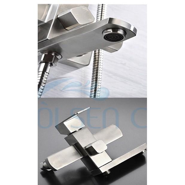 Cây Sen Nóng Lạnh Inox SUS 304.Tăng áp