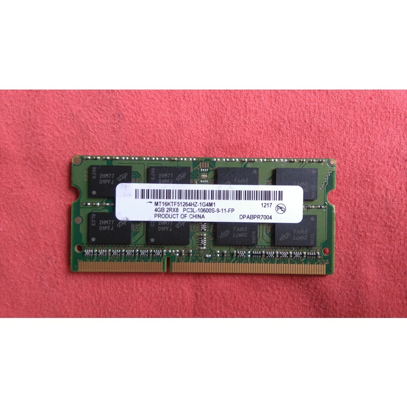 Ram Laptop 4GB DDR3L bus 1333 (10600S) bảo hành 36 tháng